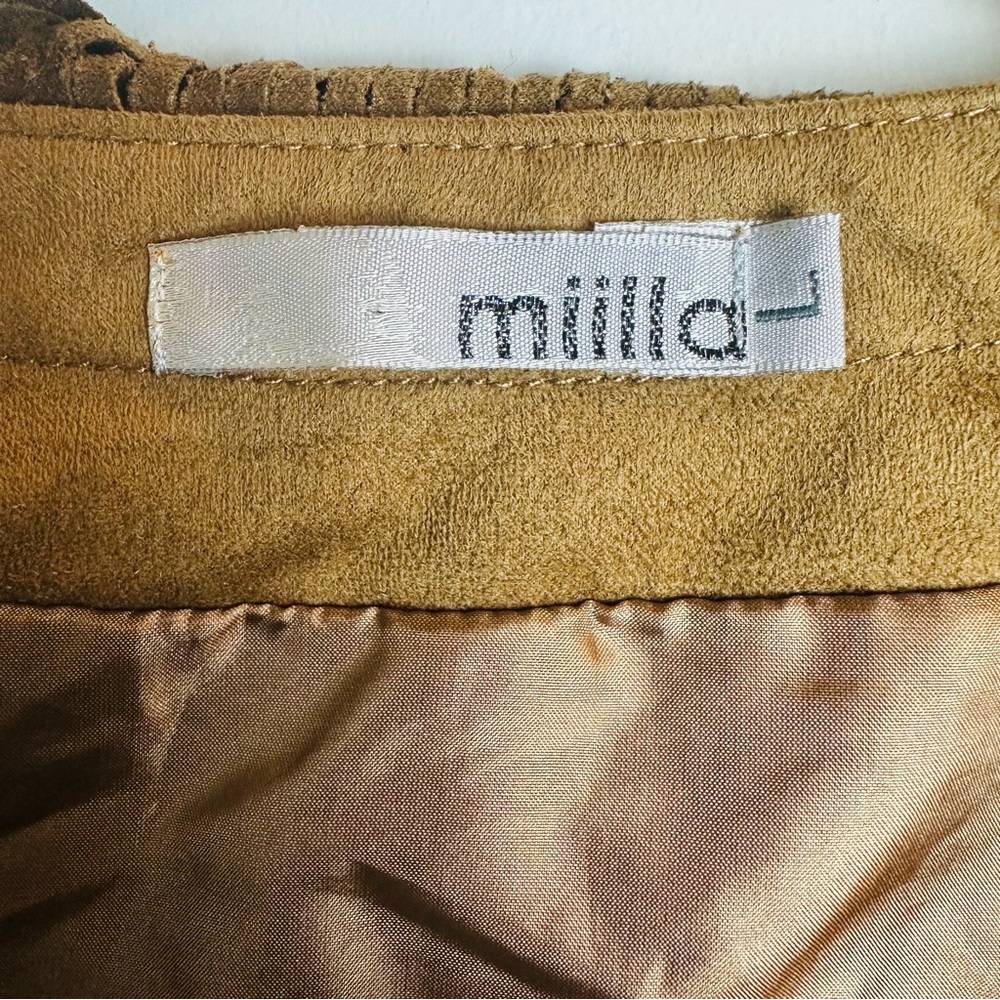 Miilla Women Large Fringe Western Jacket‎ Brushed  Pintuck Lightweight.A16 - Picture 5 of 8